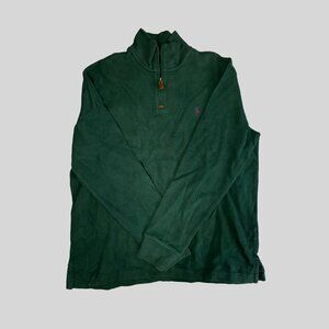 Polo Ralph Lauren Green Men's Quarter-Zip Large
